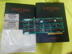 マイクロソフト　Microsoft Softcard カード/マニュアル/CP/M13セクタ16セクター　マスターディスクとCP/Mライブラリー