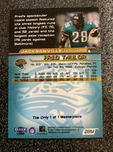 1/1 NFL Jaguars ジャガーズ 1999 Fleer Focus Masterpieces #28 Fred Taylor_画像2