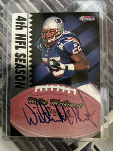 NFL Patriots ペイトリオッツ 1997 Pro Line Memorabilia Veteran Autographs #4 Willie McGinest