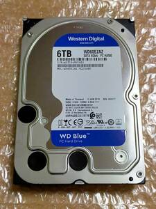 【使用時間 139H】Western Digital HDD 6TB WD60EZAZ