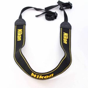 Nikon ニコン カメラストラップ 黄色ロゴ 幅:34mm ☆☆☆