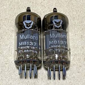 Mullard M8137/CV4004 2本 未使用 VALVE ELECTRONIC ECC83 12AX7 ムラード a