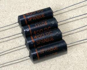 SPRAGUE スプラグ Black Beauty 0.1uf 400V 160P 4本 ブラックビューティー 0.1μf 400DC NOS