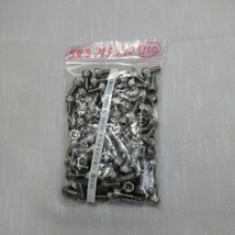 ステンレス製　六角穴付きボルト　M5（P0.8）x10mm （100個）めっき無し　長期保管品_画像1