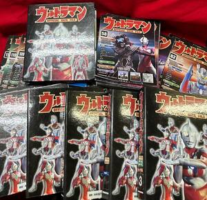 ウルトラマン　オフィシャルデータファイル　本43冊　バインダー7冊　デアゴスティーニ　No.58～112（43冊）