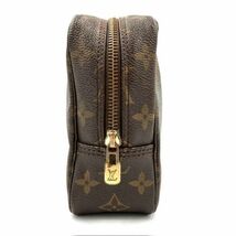 仙9 LOUIS VUITTON トゥルーストワレット23 M47524 コスメポーチ ルイヴィトン モノグラム ブラウン_画像4