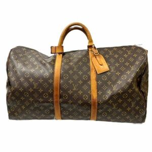 仙52 LOUIS VUITTON キーポル60 M41442 ボストンバッグ モノグラム ハンドバック トラベルバック