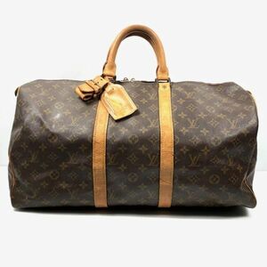 仙21 Louis Vuitton M41426 モノグラム キーポル 50 ボストンバッグ ブラウンカラー ルイヴィトン 旅行バッグ 鞄