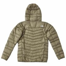 仙6 THE NORTH FACE NY82011 サンダーフーディ Sサイズ ライトダウンジャケット ベージュ系 メンズ ホースフェイス 防寒 撥水 アウター_画像2