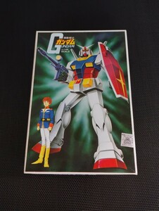 未開封初期ロット 1980/6 1/144 ガンダム バンダイ 旧バンダイ 機動戦士ガンダム 旧ロゴ 　美品当時物 BANDAI バンザイ ガンプラ　旧キット