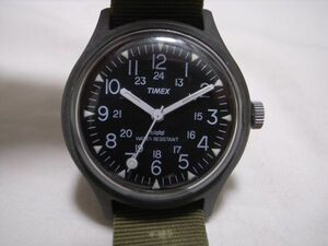 ●動作品 キャンパー 手巻き 白針 タイメックス オリジナル キャンパー カーキ 黒文字版 TIMEX 米軍 ミリタリー 蓄光 ケルトン 時計