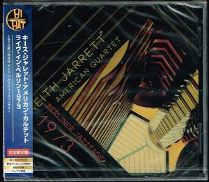 Keith Jarrett/キース・ジャレット 『Berliner Jazztage 1973』帯付き Hi Hat CD IACD-10758 未開封新品