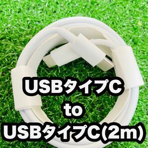 2m USBタイプC-USBタイプCケーブル 02271015