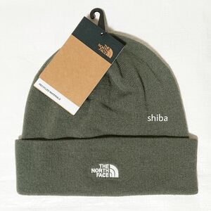 THE NORTH FACE ノースフェイス ニット帽 ノーム ビーニー 帽子 キャップ カーキ 緑 グリーン 白 ユニセックス