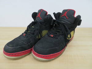 NIKE ナイキ AIR JORDAN 5 エアジョーダン フュージョン レッド ブラック 318608-062 28.5cm 激安1円スタート