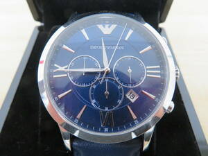 EMPORIO ARMANI エンポリオアルマーニ メンズ腕時計 クォーツ AR11226 稼働品 箱有 激安1円スタート