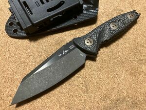 MICROTECH SOCOM ALPHA MINI WARCOM Signature Series M390 DLC Carbon Fiber Handle S/N 078 02/2023 新品同様未使用コレクション美品