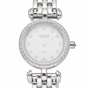  Van Cleef & Arpels 2 -слойный бриллиант оправа фэнтези часы 16.5cm кварц 750 K18 WG