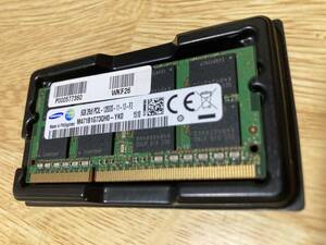 SAMSUNG 2rx8 PC3-12800S 8GB DDR3-1600 8GB DDR3ノートパソコン用メモリ 204ピン 中古　作動未確認