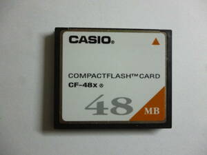 コンパクトフラッシュ　CASIO 48MB