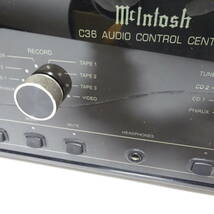 ●ジャンク● McIntosh マッキントッシュ C36 プリアンプ ひび割れ傷あり 動作未確認【120サイズ/同梱不可/大阪商品】【2486055/139/mrrz】_画像7