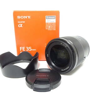 Sony a FE 35mm F1.8 カメラレンズ 動作未確認 【60サイズ/同梱不可/大阪商品】【2477116/191/mrrz】