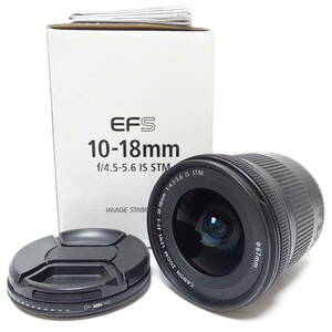 CANON ZOOM LENS FE-S 10-18mm 1:4.5-5.6 IS STM カメラレンズ 動作未確認【60サイズ/同梱不可/大阪商品】【2509194/191/mrrz】