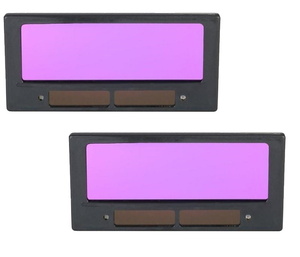 ソーラー自動遮光レンズ 　２個セット　送料無料　溶接レンズ