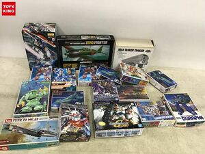 1円〜 同梱不可 ジャンク 1/144等 銀河漂流バイファム アストロゲーター・デュラッヘ、SDガンダム ガンキャノン 他