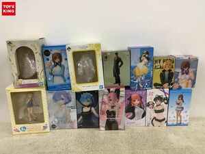 1円〜 同梱不可 ジャンク 一番くじフィギュア等 五等分の花嫁、幽遊白書、Re:ゼロから始める異世界生活 他