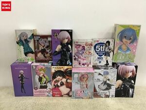 1円〜 同梱不可 ジャンク 全力造形フィギュア等 Re:ゼロから始める異世界生活、Fate、鬼滅の刃、けいおん他