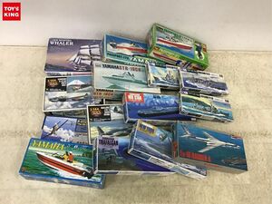 1円〜 同梱不可 ジャンク 1/700等 トラファルガー潜水艦、ツポレフ Tu-16 バジャーA 他