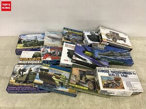 1円〜 同梱不可 ジャンク 1/72等 Sd.Kfz.11 3tons tractor、陸上自衛隊3トン半大型トラック 射撃統制装置搭載車 JGSDF 3 1/2t 他