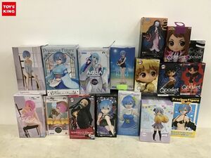 1円〜 同梱不可 ジャンク Q posket、プレシャスフィギュア等 Re:ゼロから始める異世界生活、鬼滅の刃、エヴァンゲリオン 他