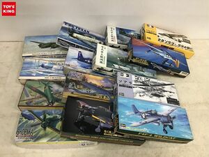 1円〜 同梱不可 ジャンク 1/72等P-51K ムスタング、F4F-4 ワイルドキャット 他