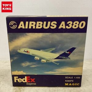 1円〜 FedEx 1/400 AIRBUS A380 N380FE