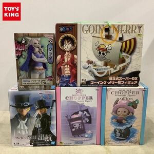 1円〜 未開封含 ONE PIECE THE 出航 サボ 組立式スーパーDX ゴーイング・メリー号 フィギュア 他