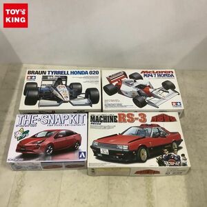 1円〜 アオシマ 1/32 トヨタ プリウス エモーショナルレッド、タミヤ 1/20 ブラウン・ティレル ホンダ 020他