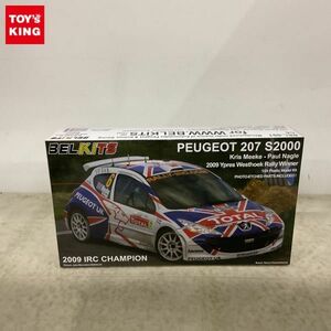 1円〜 ベルキット 1/24 プジョー 207 S2000 2009 Ypres Westhoek Rally Winner