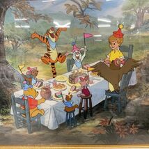 1円〜 同梱不可□ 箱無 ディズニー 複製セル画 くまのプーさん Winnie the Pooh and the Blustery Day 124/500_画像2