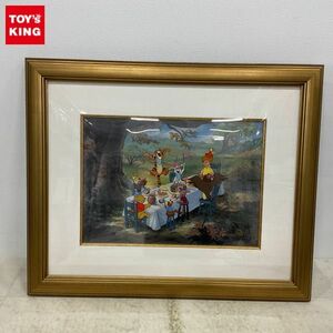 1円〜 同梱不可□ 箱無 ディズニー 複製セル画 くまのプーさん Winnie the Pooh and the Blustery Day 124/500