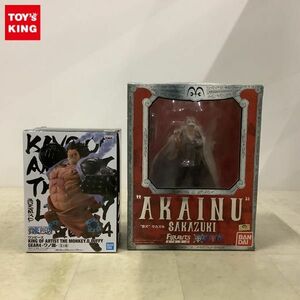 1円〜 未開封含 ONE PIECE KING OF ARTIST ワノ国 ルフィ ギア4、フィギュアーツZERO 赤犬 サカズキ