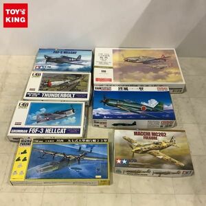 1円〜 タミヤ 等 1/72 マッキ MC202 フォルゴーレ 1/48 グラマン F6F-3 ヘルキャット 他