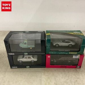 1円〜 エブロ 他 1/43 トヨタ 2000GT シルバー DISM 1/43 ニッサン セドリックバン後期型 V20E Deluxe 等