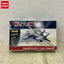 1円〜 未開封 レベル 1/48 アメリカ海軍 F-14A トムキャット トップガン_画像1