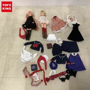 1円〜 訳あり ジャンク アゾン サアラズ ア・ラ・モード マヤ ハートフルキス、ドール用 衣装 セーラー服、スカート 等