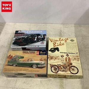 1円〜 アオシマ 等 1/16 他 ハーレーダヴィッドソン 1918 1959 FORD 他