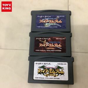 1円〜 箱無 GBA ゲームボーイアドバンス ソフト ファイアーエムブレム 烈火の剣、聖魔の光石、封印の剣