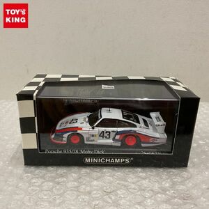 1円〜 ミニチャンプス 1/43 Porsche 935/78 ’Moby Dick’ 24h Le Mans 1978 MARTINI #43(ホワイト×オレンジ×ブルー)