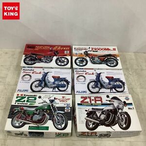 1円〜 フジミ 他 1/12 ホンダ スーパーカブ C100 ユニオン 1/15 ヤマハXSイレブン 等